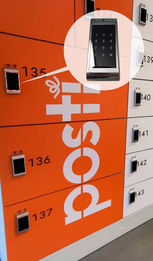 Connected Smart Lock for post office package lockers