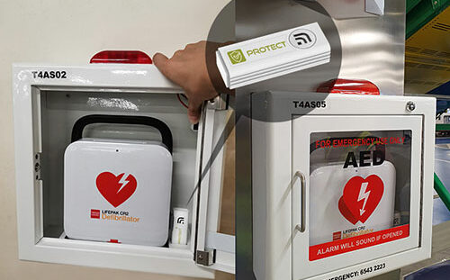 AED monitoring with Protect