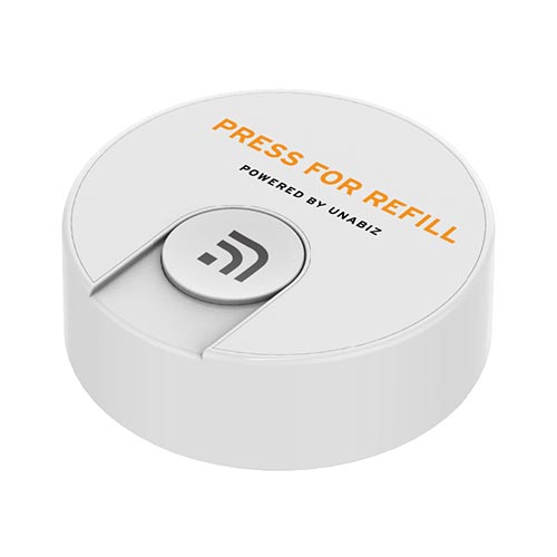 unabell round, smart button for refill
