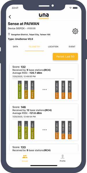 unaconnect cloud platform mobile APP