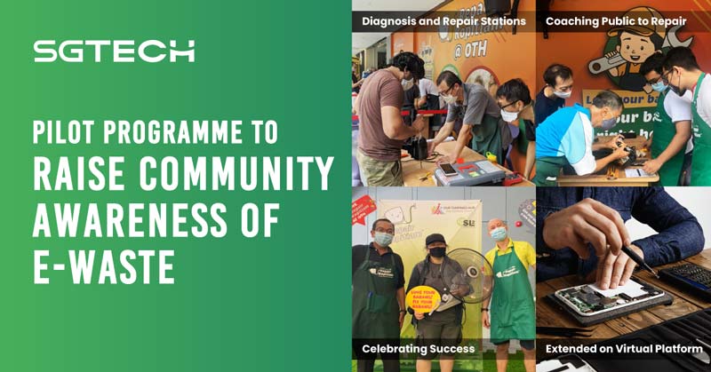SGTech Pilot programme community awareness of e-waste